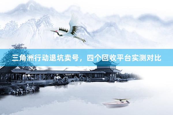 三角洲行动退坑卖号，四个回收平台实测对比