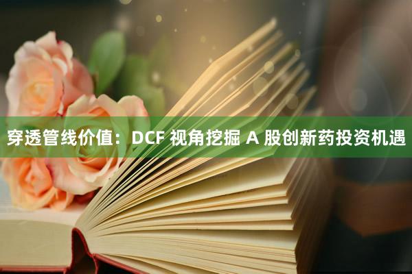 穿透管线价值：DCF 视角挖掘 A 股创新药投资机遇